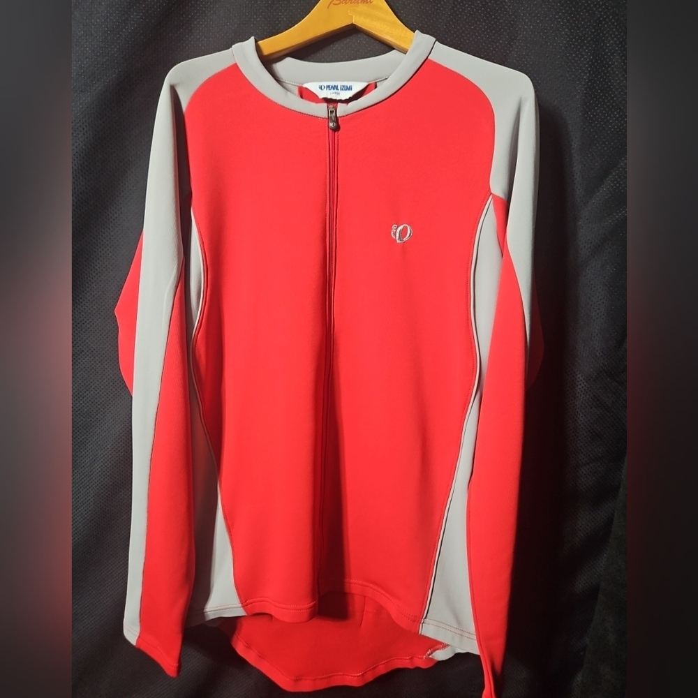 Pearl‎ Izumi Red and Gray Cycling Jersey